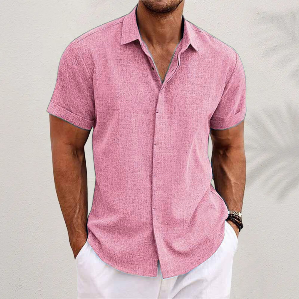 Men's Linen Shirt | Short Sleeve
