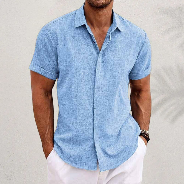 Men's Linen Shirt | Short Sleeve