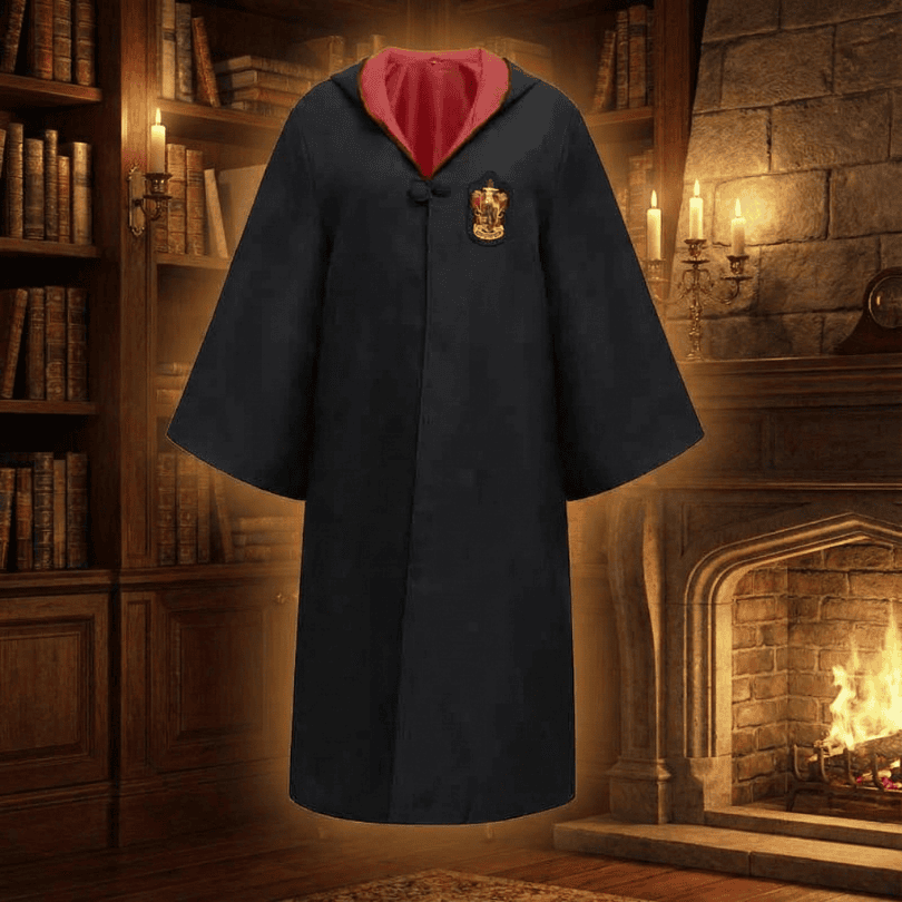 Complete Wizard Costume Set with Cloak & Accessories for Kids & Adults