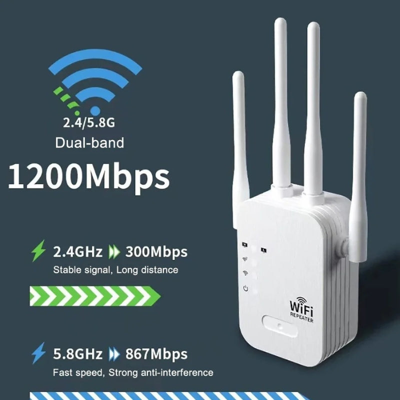 Outdoor WiFi Range Extender and Repeater for Gardens, Home Offices, Yards, and Outdoor Living Spaces