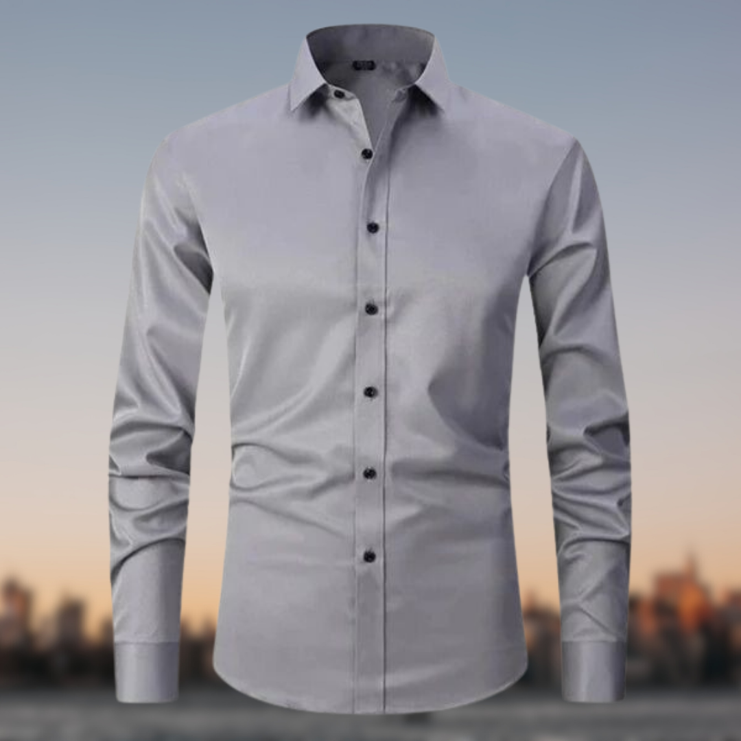 Men's Elegant Stretch Shirt | Long Sleeve