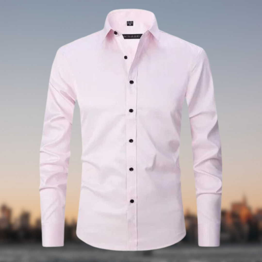 Men's Elegant Stretch Shirt | Long Sleeve