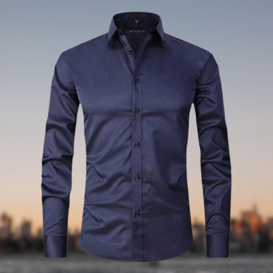 Men's Elegant Stretch Shirt | Long Sleeve