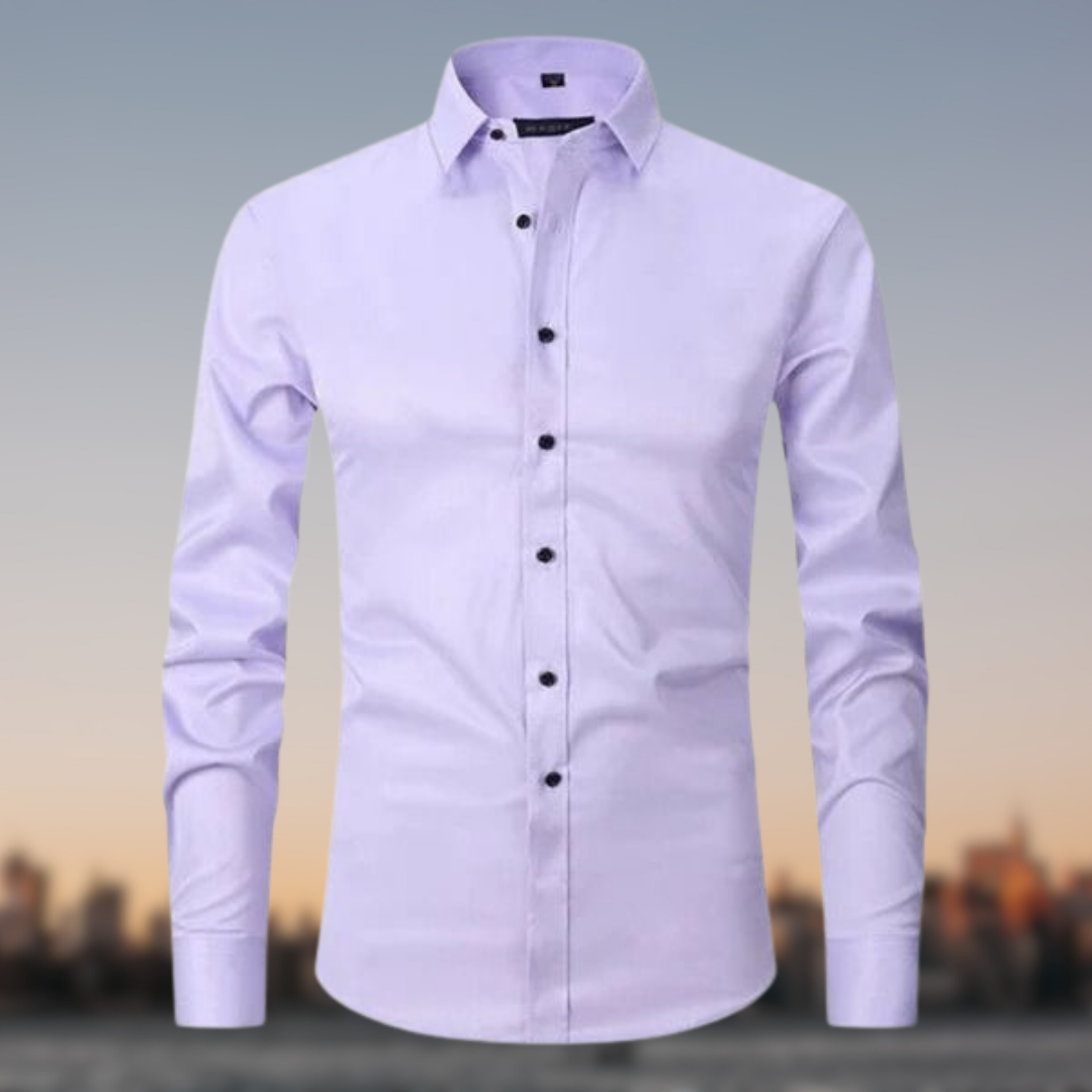 Men's Elegant Stretch Shirt | Long Sleeve