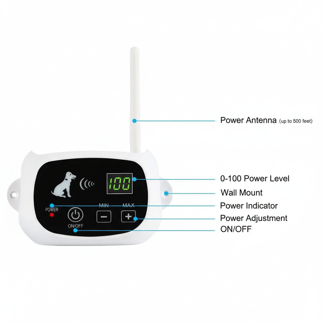 Wireless Pet Fence with Tone and Vibration Alerts