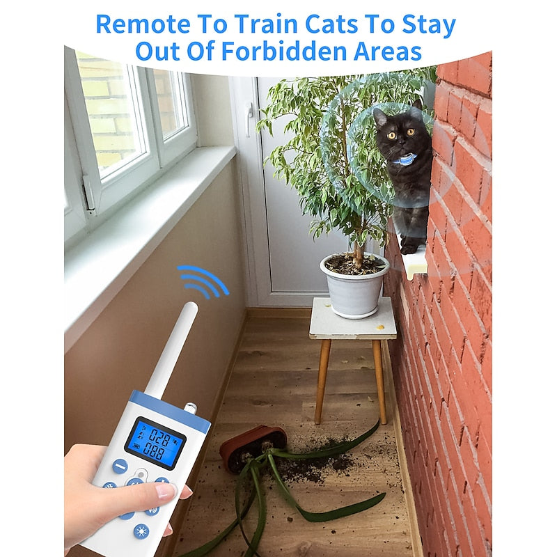 Cat Training Collar with Remote Receiver