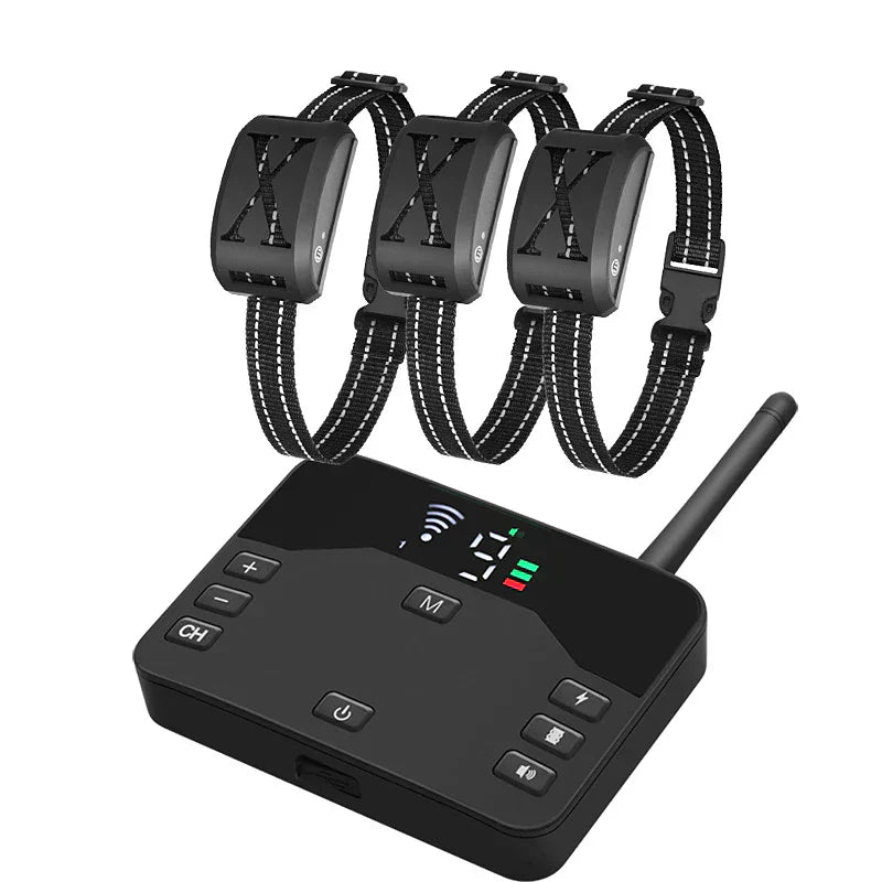 Wireless Dog Fence System with Collar, 9–240m