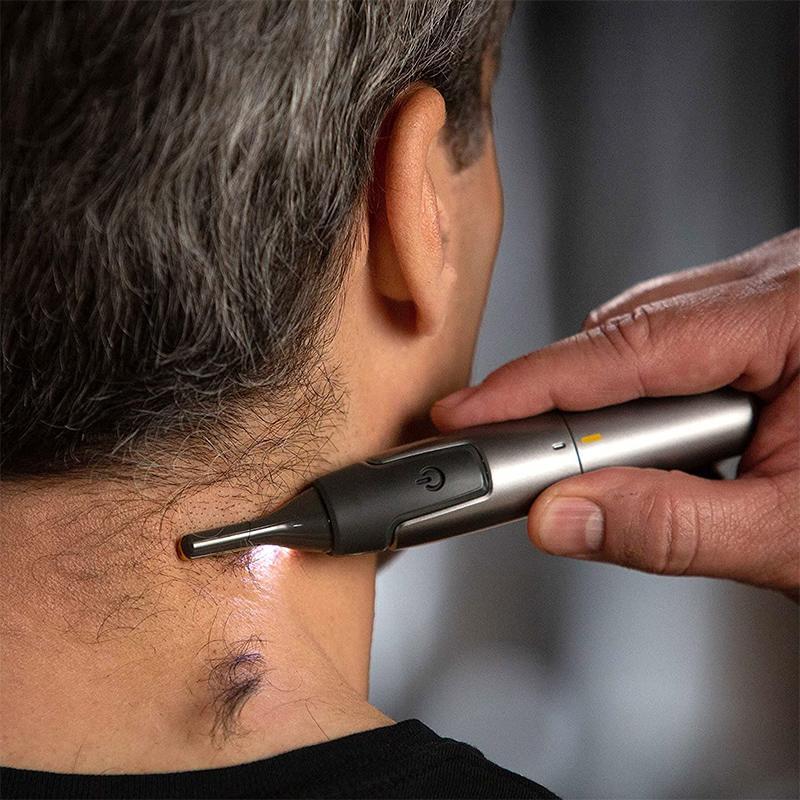 Precision Trimmer | Titanium Coated Stainless Steel Blade with LED Light | Ultra Lightweight