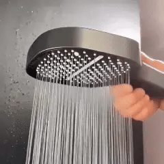 High-Pressure Filtered Shower Head with Turbo Boost & Rain Spray