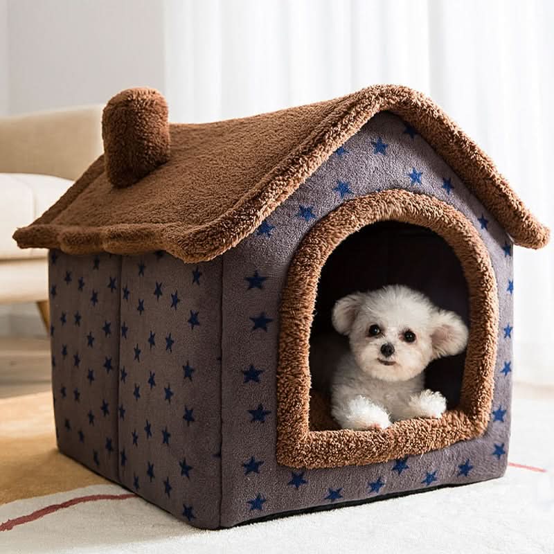 Cozy Pet House for Small Dogs and Cats – Fluffy and Comfortable Design
