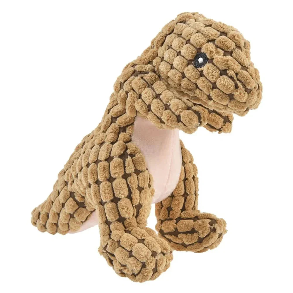 Indestructible Dinosaur-Shaped Dog Toy