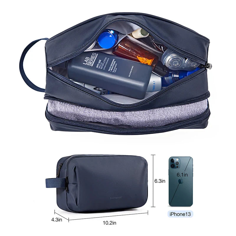 Waterproof Cosmetic Bag for Men & Women | Lightweight Toiletry Bag in S/M/L | Travel Accessory for Toiletries & Makeup | Unisex Travel Organizer
