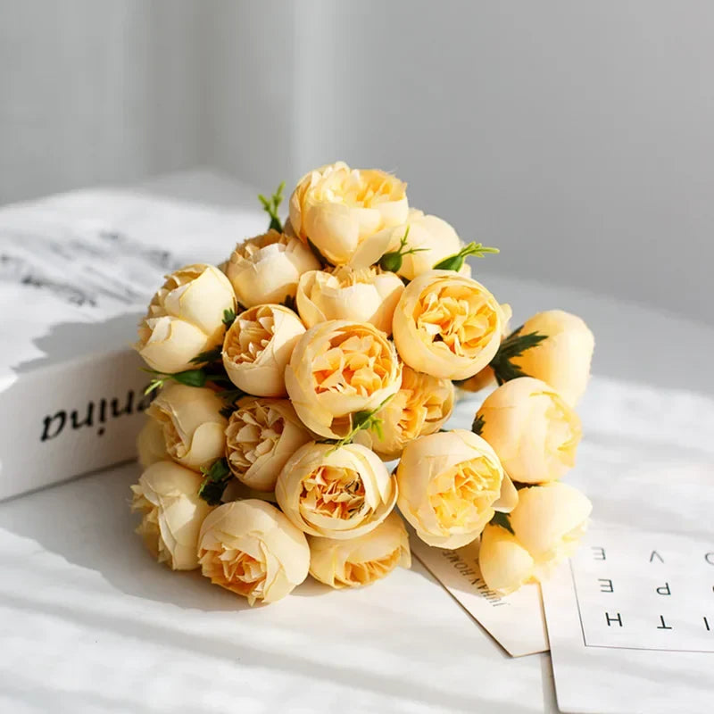 Silk Peony Bouquet - Love Story