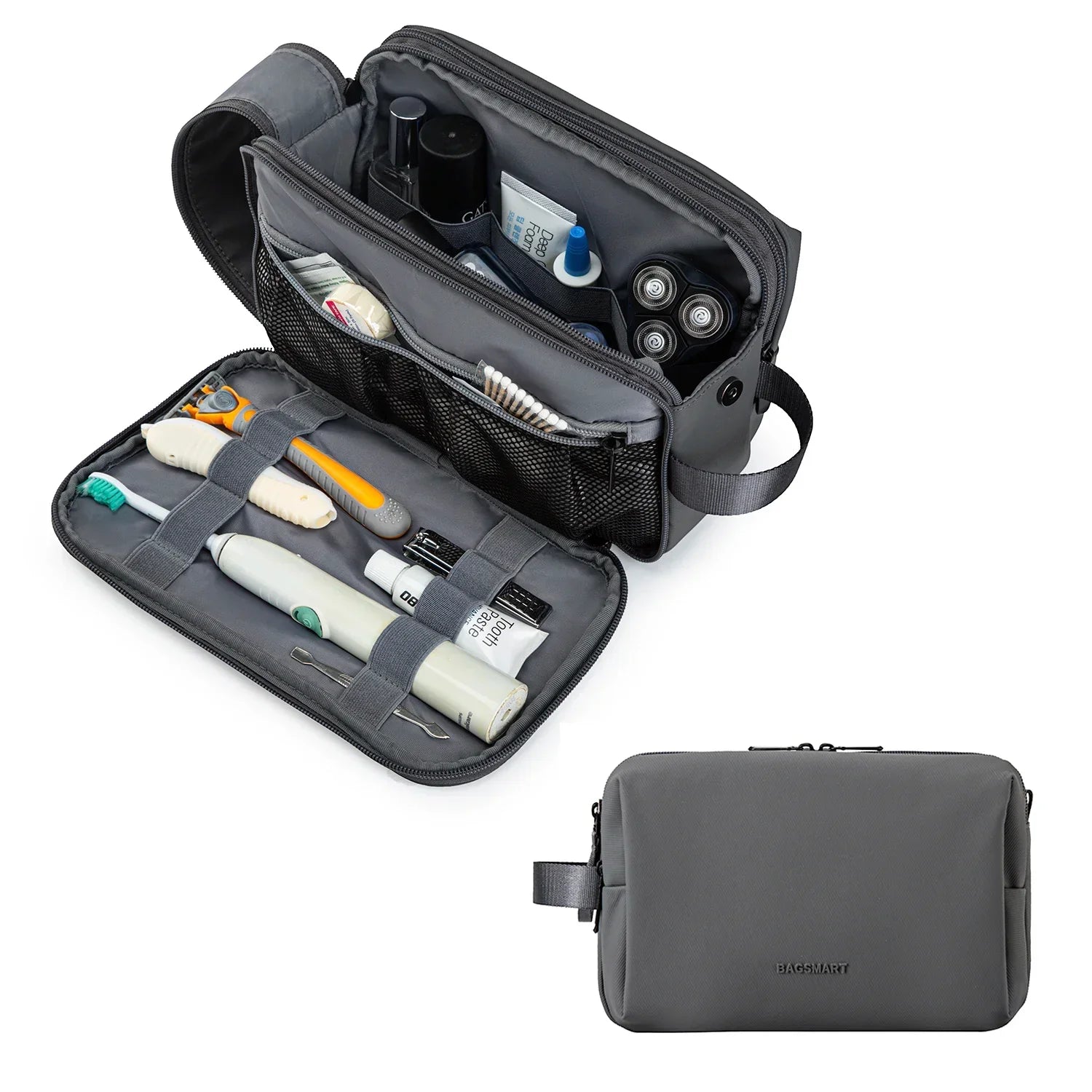 Waterproof Cosmetic Bag for Men & Women | Lightweight Toiletry Bag in S/M/L | Travel Accessory for Toiletries & Makeup | Unisex Travel Organizer