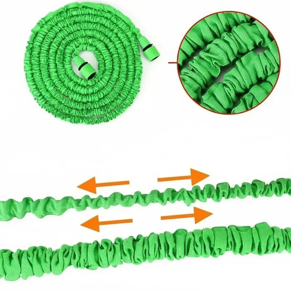 Expandable High-Pressure Garden and Car Wash Hose