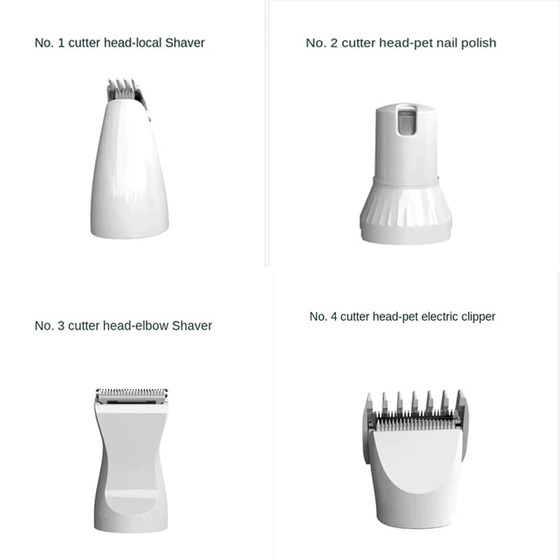4-in-1 Pet Trimmer – Fur and Nail Care in One Device