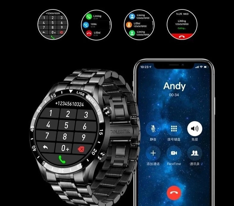 Stylish 4G Smartwatch - Elegant Connectivity and Calling Features