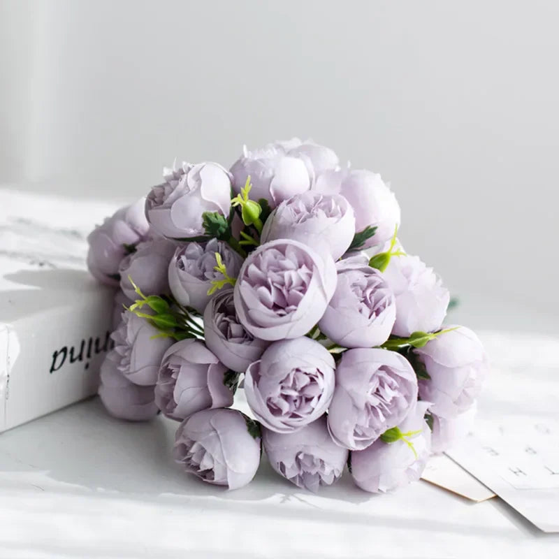 Silk Peony Bouquet - Love Story