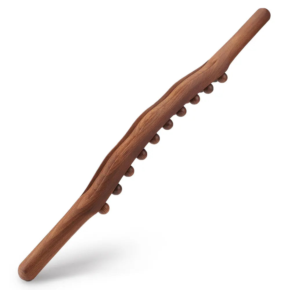 Natural Back Relaxation with 21 Beech Wood Massage Balls