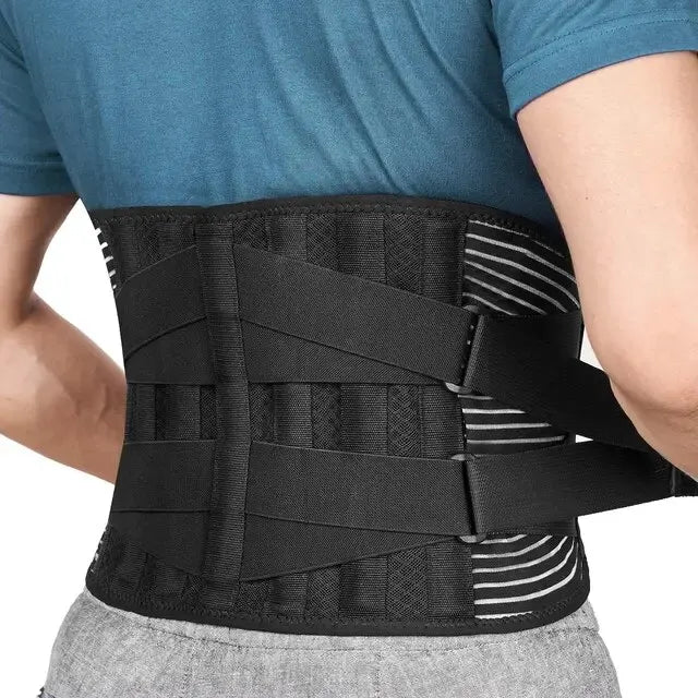 360° Lumbar Support Back Belt | Memory Aluminum & Steel Springs | Breathable & Discreet Under Clothing