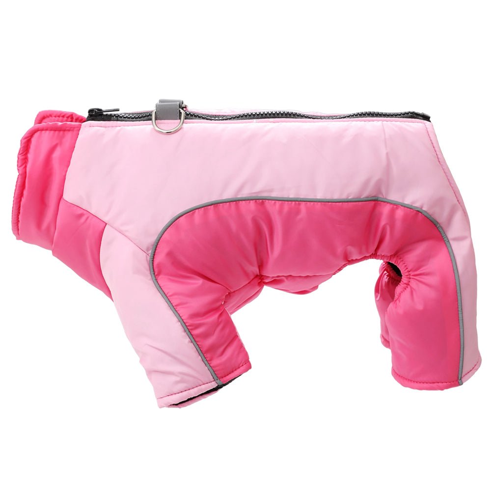 Warm & Waterproof Winter Jacket for Dogs with Reflective Stripes