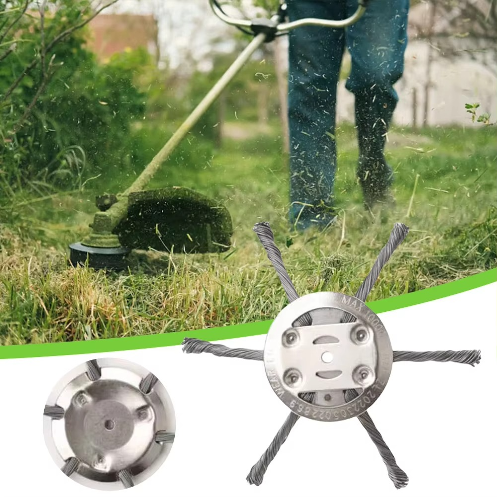 Versatile Weed Brush Head – Strong and Long-lasting for Garden Maintenance