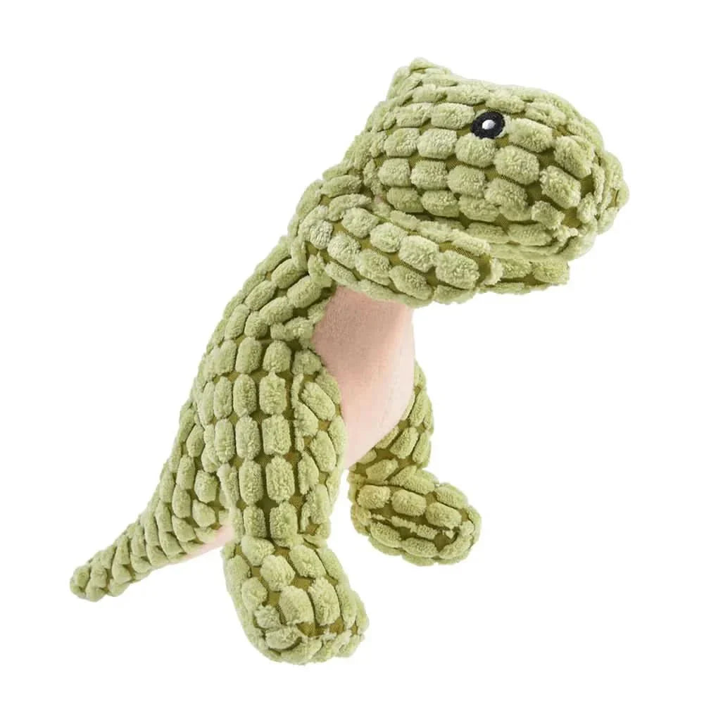 Indestructible Dinosaur-Shaped Dog Toy