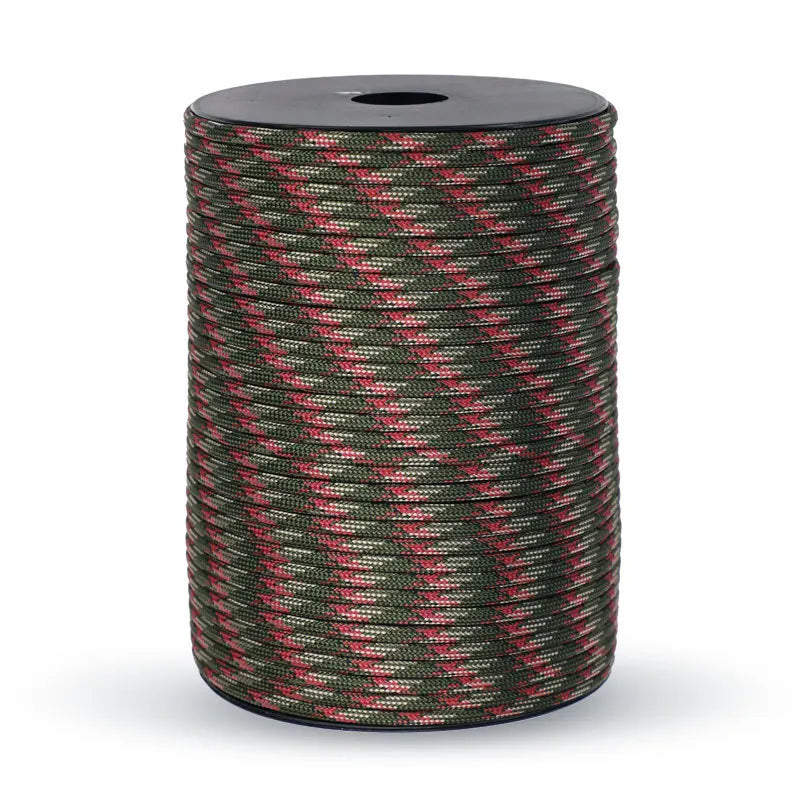100m Survival Paracord – 9-Strand Military 550 Paracord Rope for Outdoor Activities & Crafts