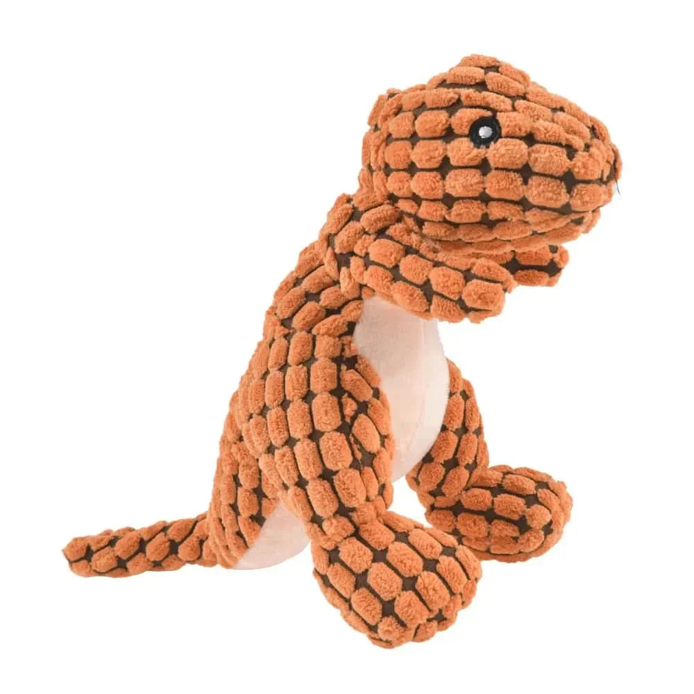Indestructible Dinosaur-Shaped Dog Toy