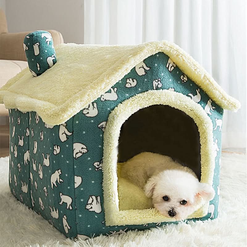 Cozy Pet House for Small Dogs and Cats – Fluffy and Comfortable Design