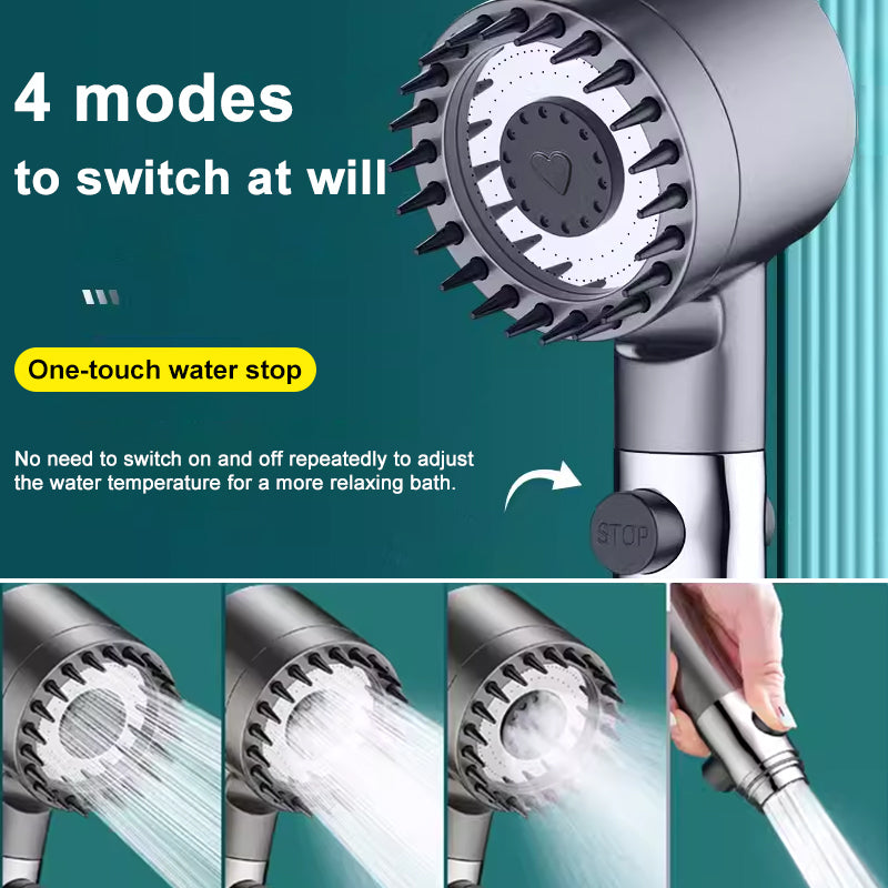 High-Performance Showerhead with 200% Increased Water Pressure