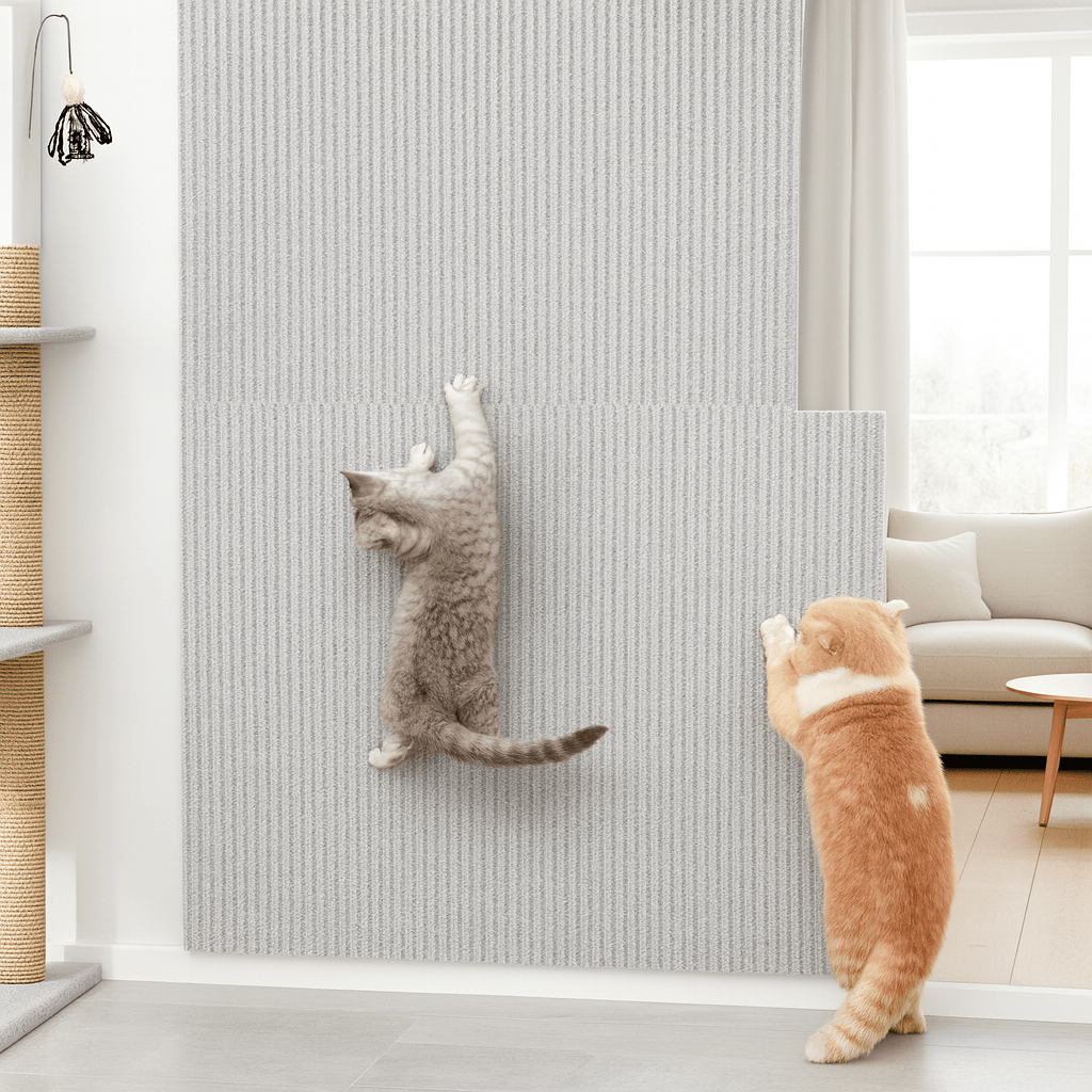 Self-Adhesive Protection Plate for Cats to Safeguard Furniture, Walls & Carpets