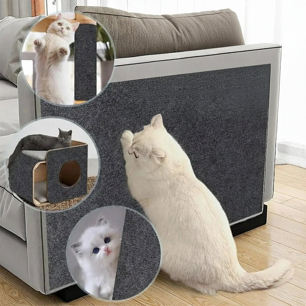Self-Adhesive Protection Plate for Cats to Safeguard Furniture, Walls & Carpets