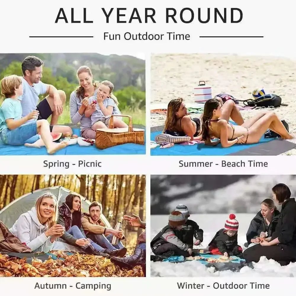 Extra Large Waterproof Outdoor Beach Blanket for Relaxation