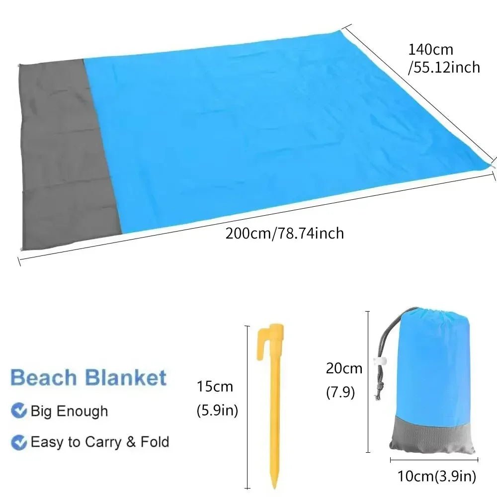 Extra Large Waterproof Outdoor Beach Blanket for Relaxation