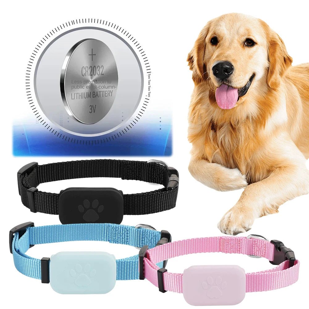 Intelligent GPS Pet Tracker with Adjustable Collar for Dogs and Cats