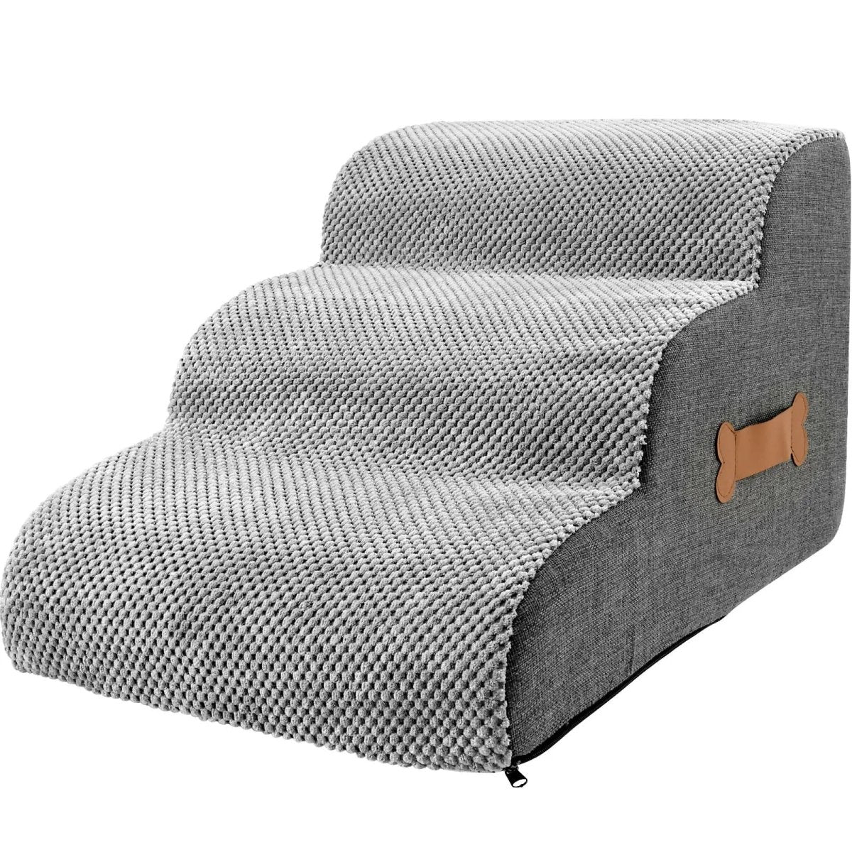 Soft Dog Steps for Bed with Joint-Friendly Incline