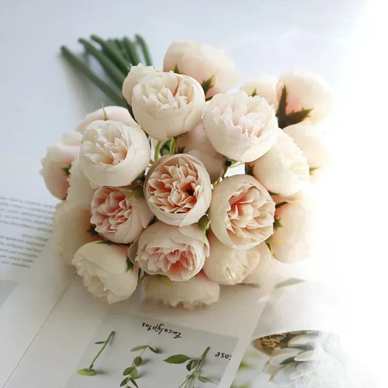 Silk Peony Bouquet - Love Story