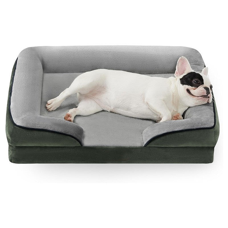 Orthopedic Dog Bed with Removable Velvet Cover