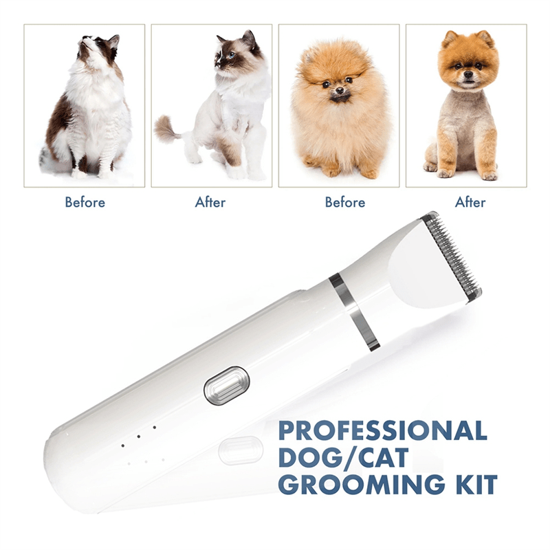 4-in-1 Pet Trimmer – Fur and Nail Care in One Device