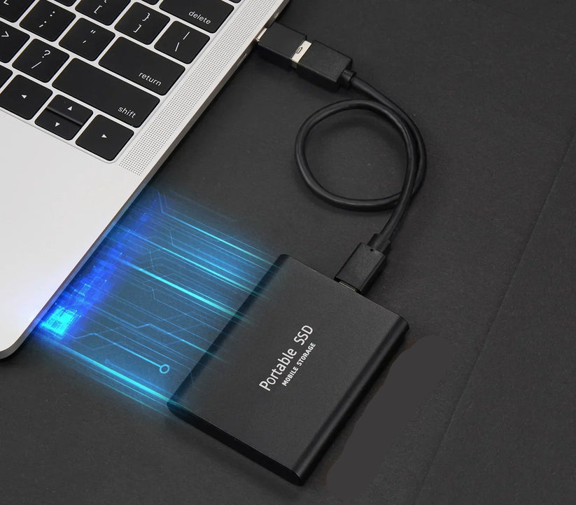Ultra External SSD | USB 3.1 Type-C | Speeds Up to 1000 MB/s | Available in 500 GB, 1 TB, and 2 TB | Compact and Shockproof Design