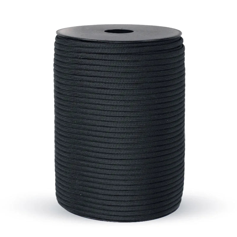 100m Survival Paracord – 9-Strand Military 550 Paracord Rope for Outdoor Activities & Crafts