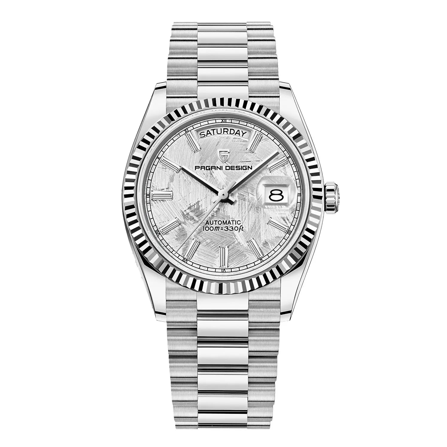 Premium Men's Automatic Watch – Stainless Steel, Self-Winding, Calendar Feature – Versatile Style for Any Occasion
