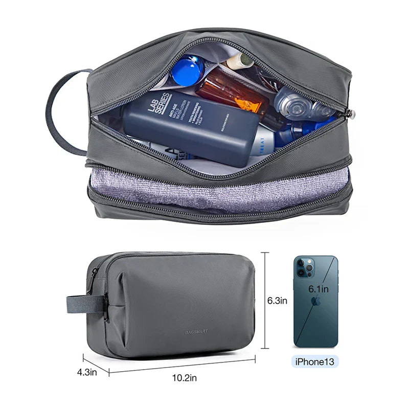 Waterproof Cosmetic Bag for Men & Women | Lightweight Toiletry Bag in S/M/L | Travel Accessory for Toiletries & Makeup | Unisex Travel Organizer