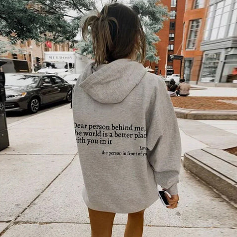 Dear Person Behind Me Hoodie