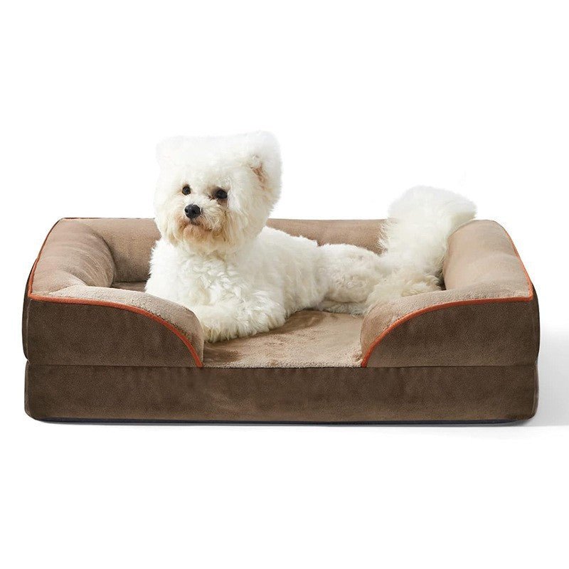 Orthopedic Dog Bed with Removable Velvet Cover