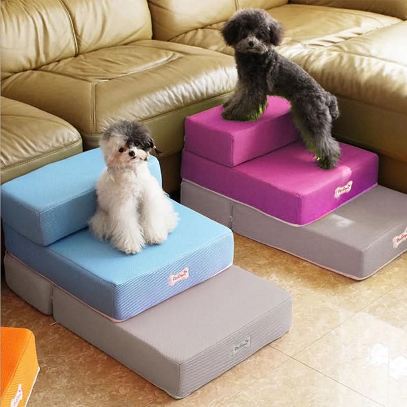 Premium Luxury Dog Steps for Safe Climbing onto Couch & Bed