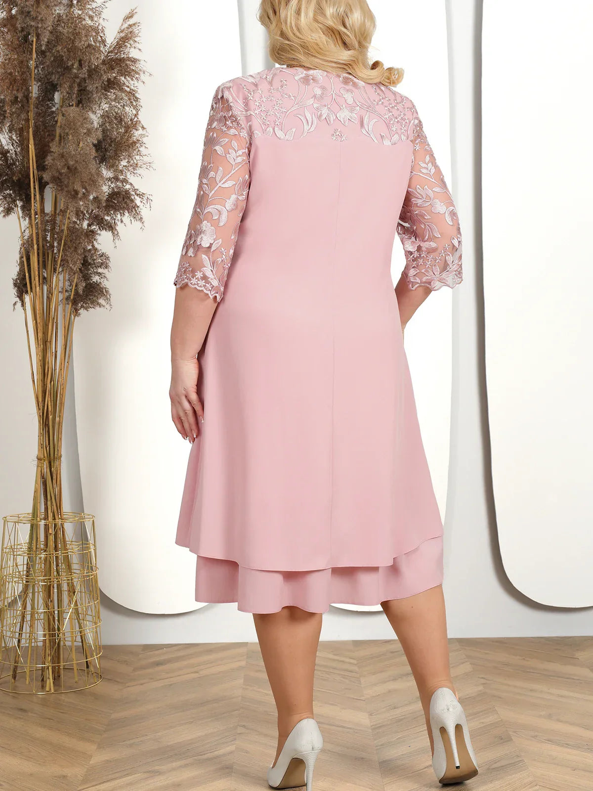 Plus Size Autumn Banquet Dress