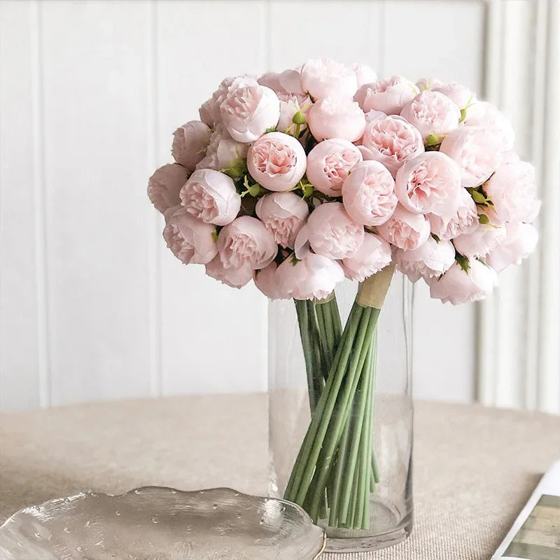 Silk Peony Bouquet - Love Story