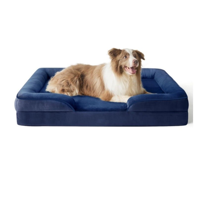 Orthopedic Dog Bed with Removable Velvet Cover